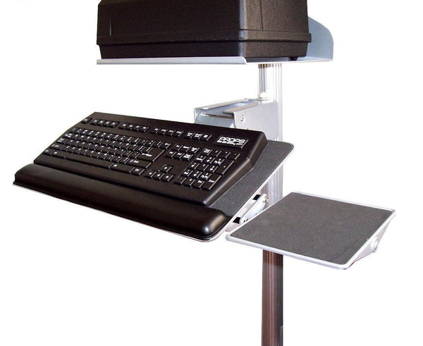 Tilt&Height Adjustable Keyboard Tray Under Desk or Above Desk - 2